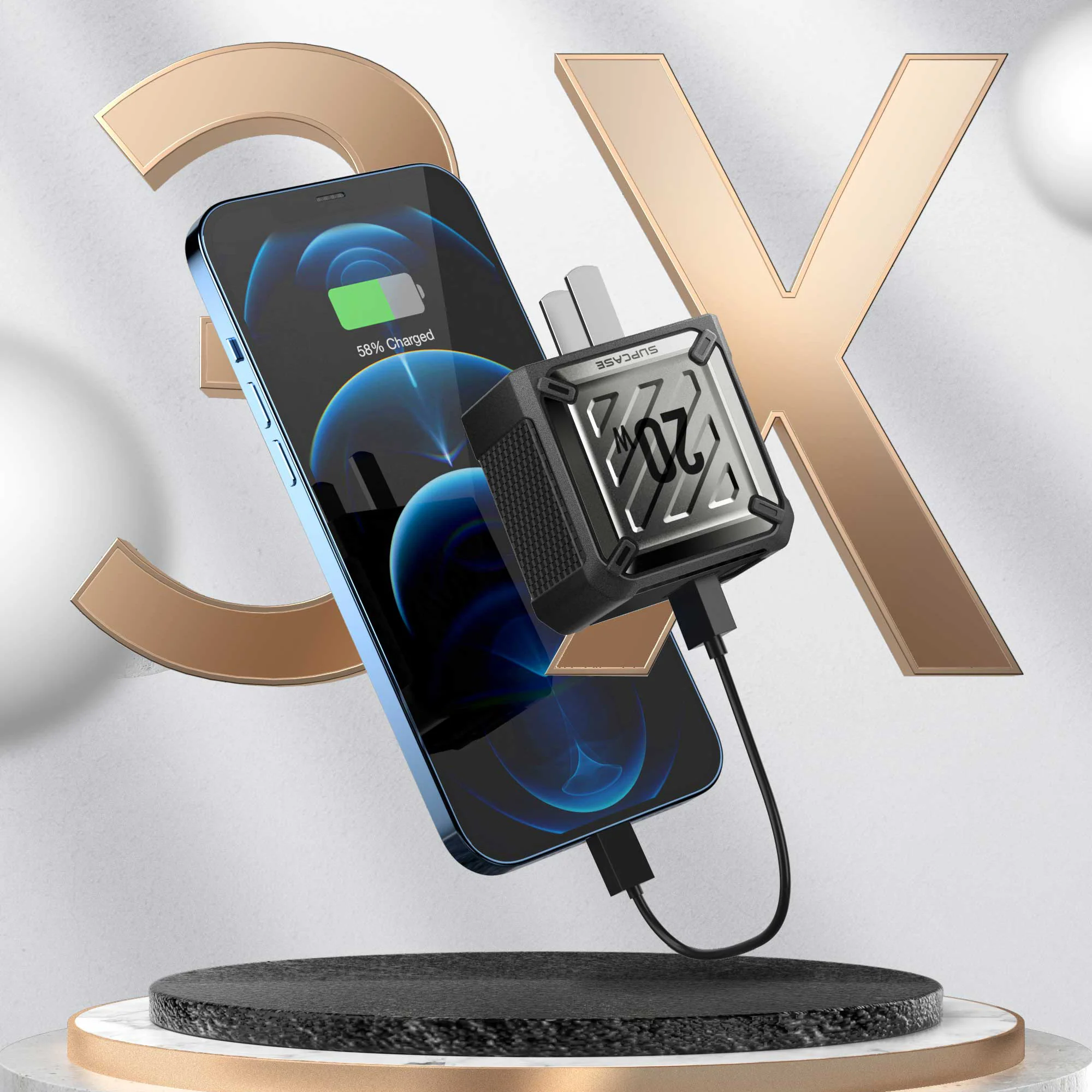 20W Foldable Wall Charger with Dual Ports - Image 7