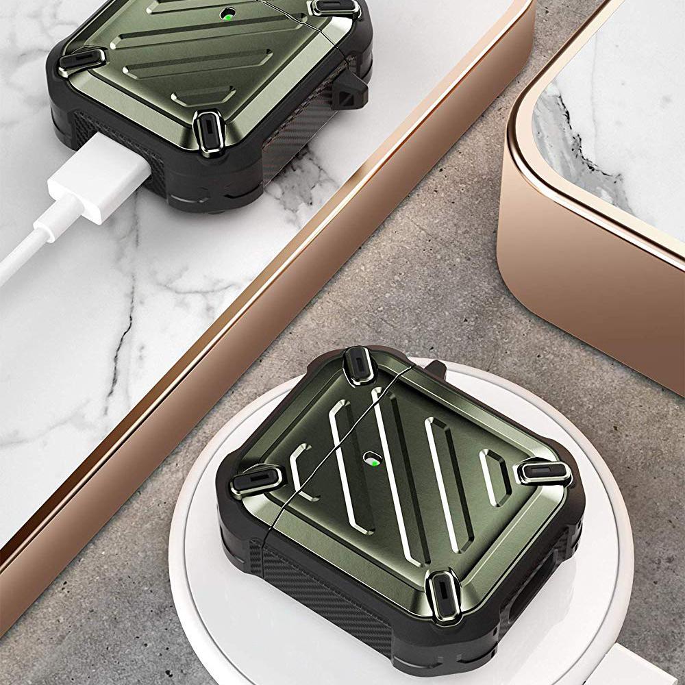 Apple AirPods 1 & 2 Unicorn Beetle Pro Rugged Case-Dark Green - Image 6