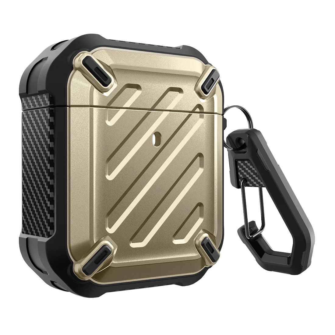 Apple AirPods 1 & 2 Unicorn Beetle Pro Rugged Case-Gold - Image 7