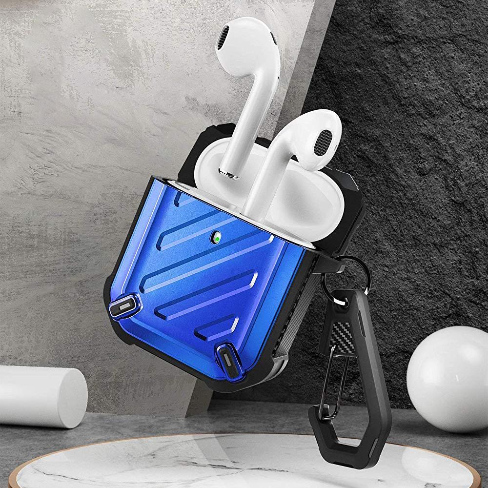 Apple AirPods 1 & 2 Unicorn Beetle Pro Rugged Case-Metallic Blue - Image 3