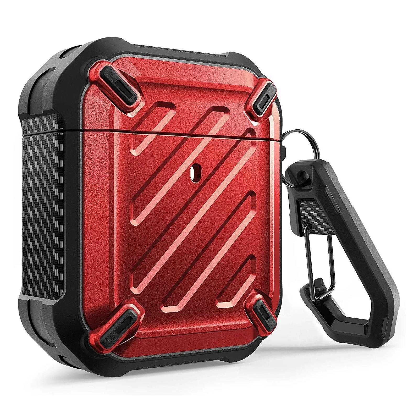Apple AirPods 1 & 2 Unicorn Beetle Pro Rugged Case-Metallic Red - Image 7
