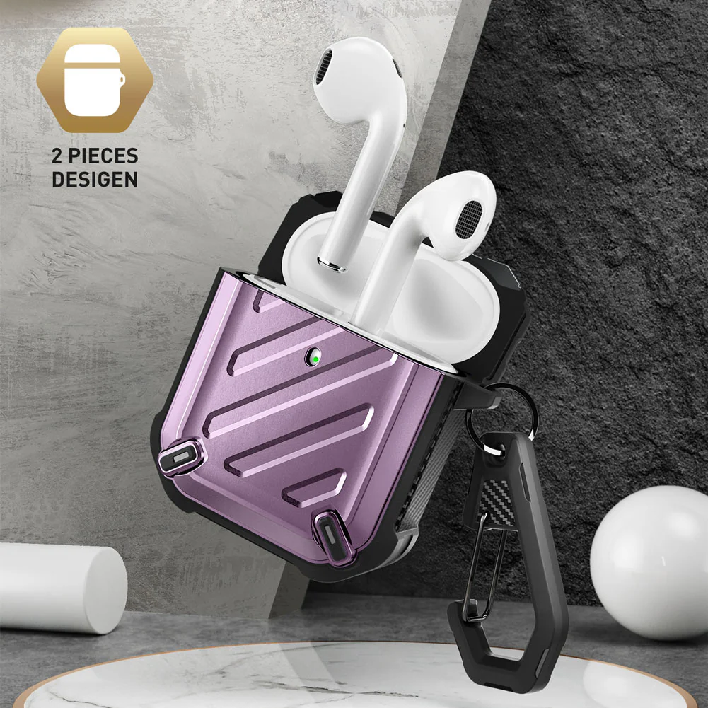 Apple AirPods 1 & 2 Unicorn Beetle Pro Rugged Case-Purple - Image 3