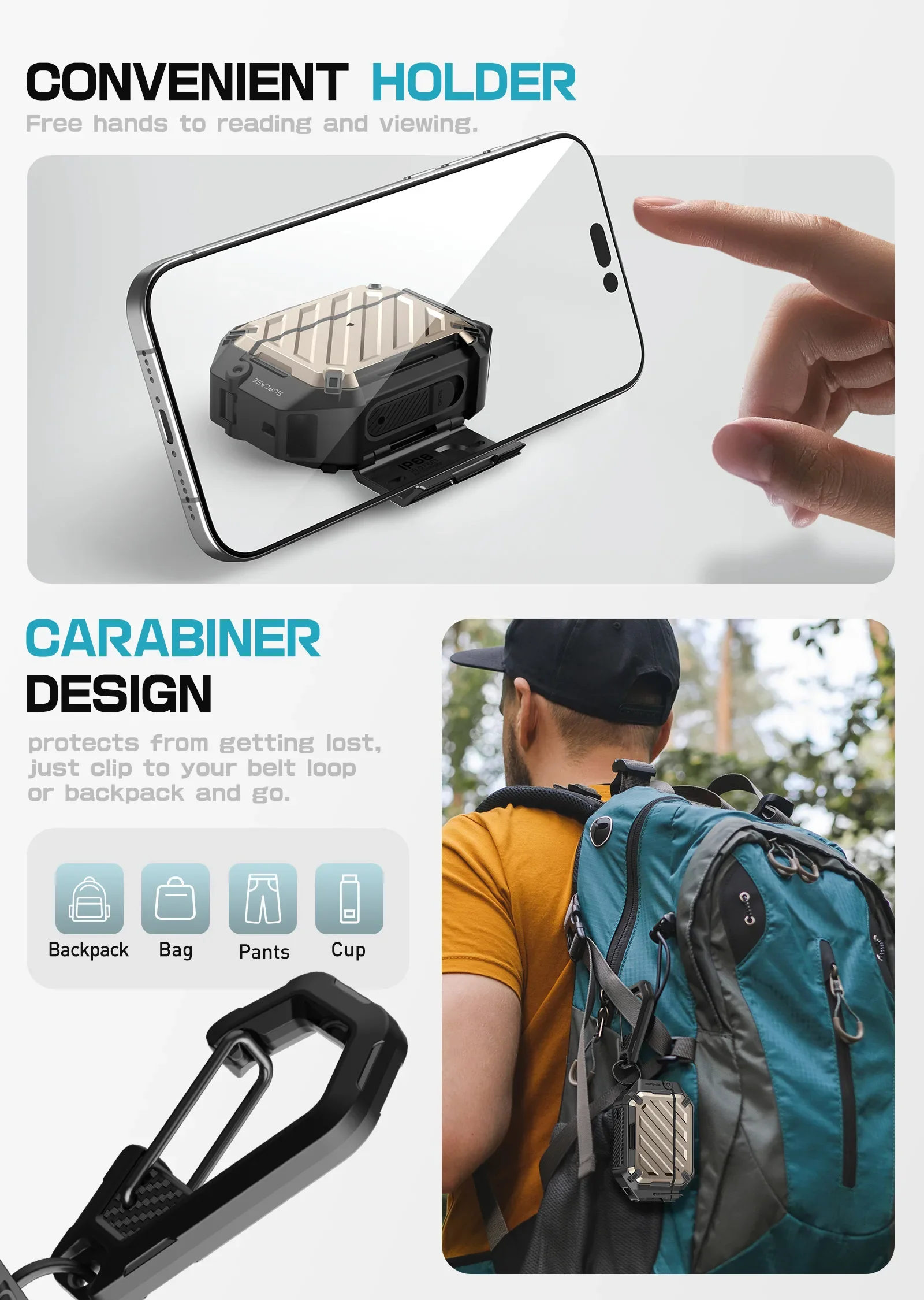 UB PRO Series Apple AirPods Pro 3 (2025) Unicorn Beetle Pro Rugged Case - Desert - Image 5