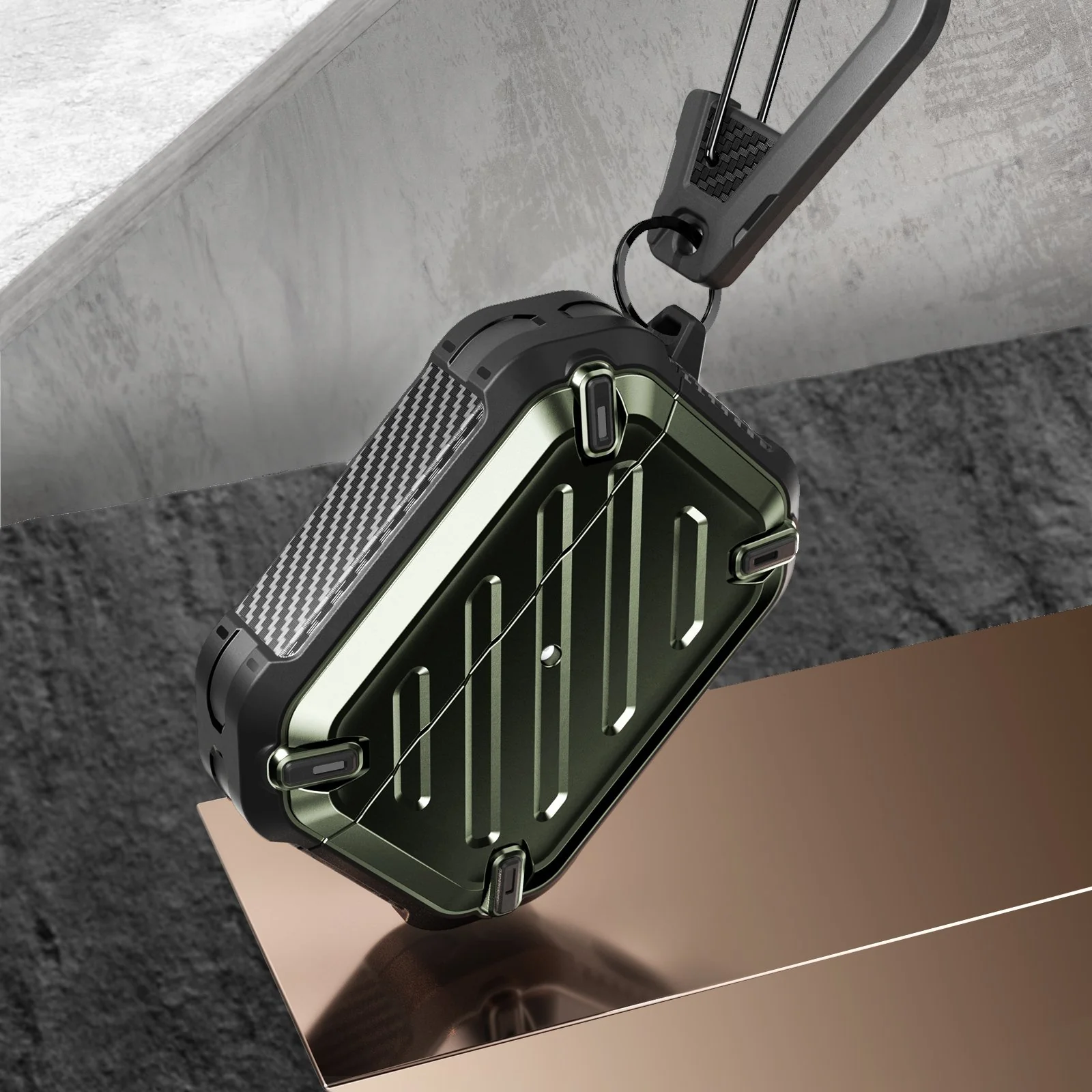 Apple AirPods Pro Unicorn Beetle Pro Rugged Case-Dark Green - Image 4