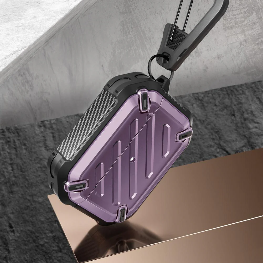 Apple AirPods Pro Unicorn Beetle Pro Rugged Case-Metallic Purple - Image 6