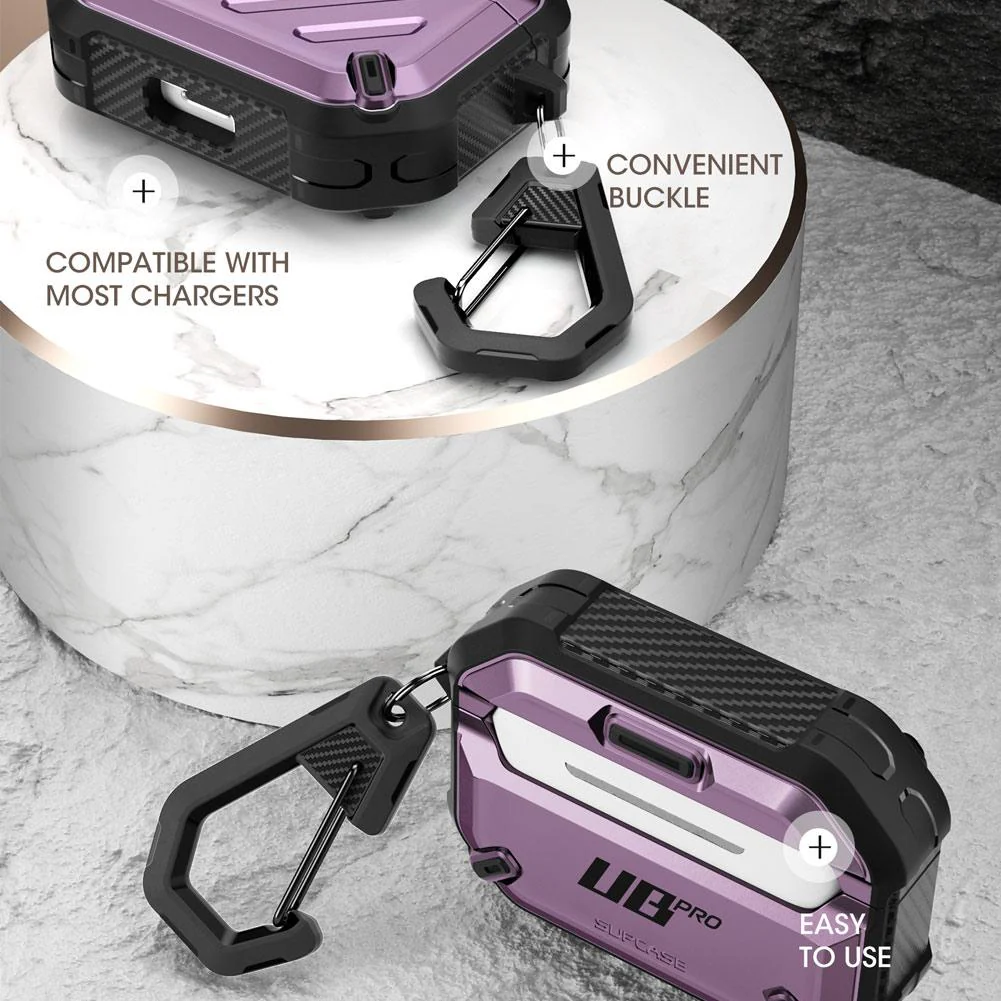 Apple AirPods Pro Unicorn Beetle Pro Rugged Case-Metallic Purple - Image 8