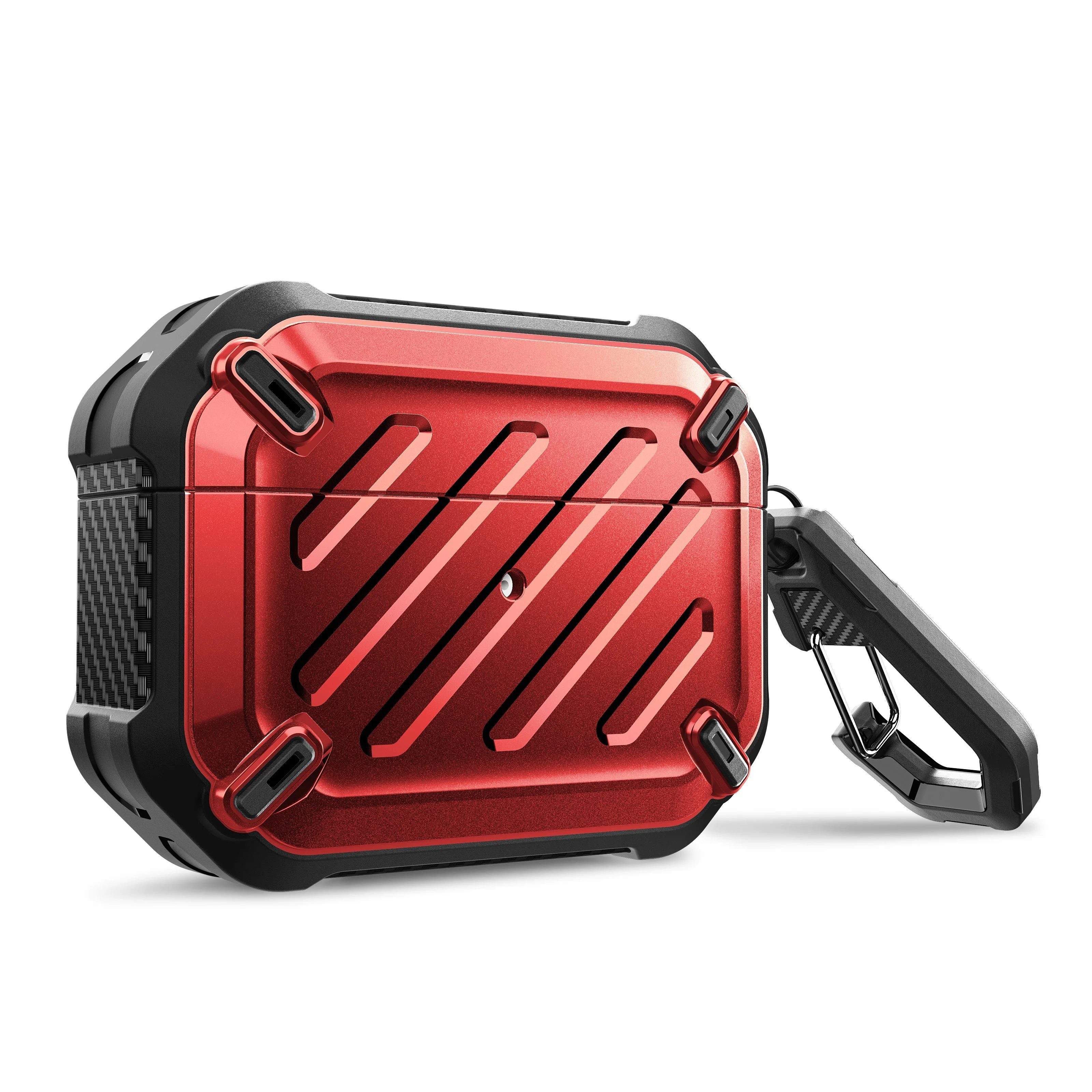 Apple AirPods Pro Unicorn Beetle Pro Rugged Case-Metallic Red - Image 6