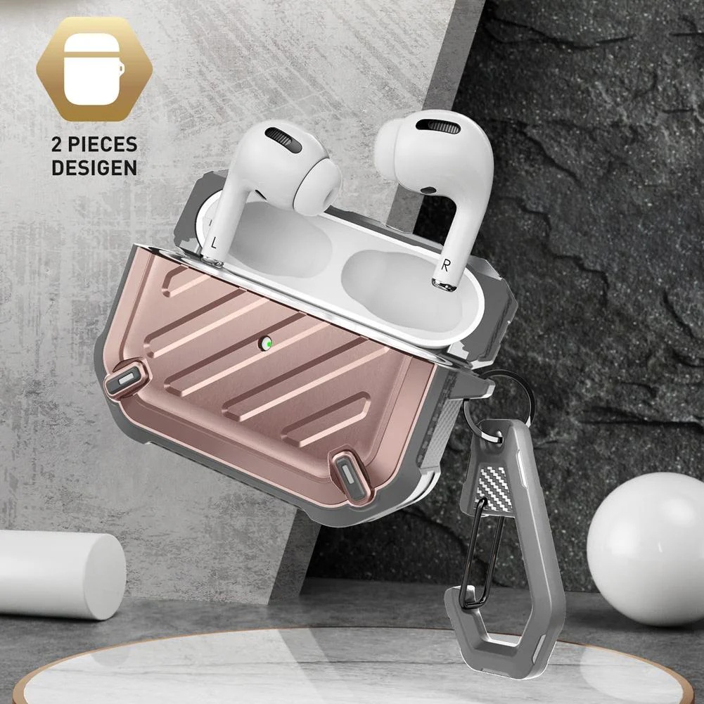 Apple AirPods Pro Unicorn Beetle Pro Rugged Case-Rose Gold - Image 3
