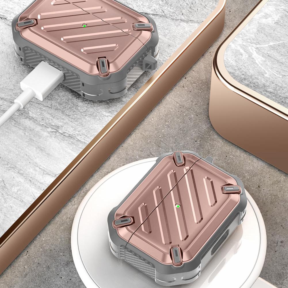 Apple AirPods Pro Unicorn Beetle Pro Rugged Case-Rose Gold - Image 6
