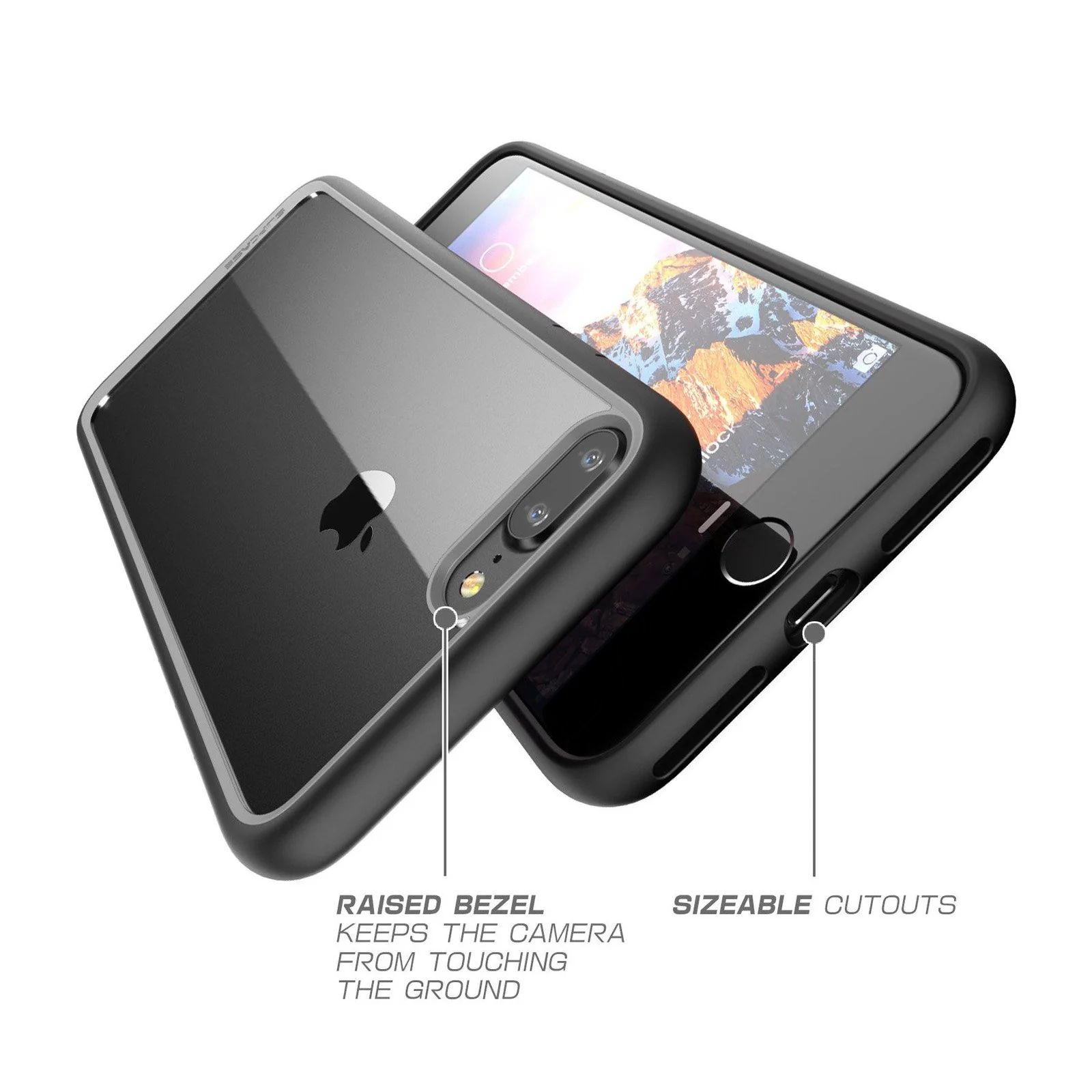 iPhone 7 Plus / 8 Plus Unicorn Beetle Style-Black - Image 4