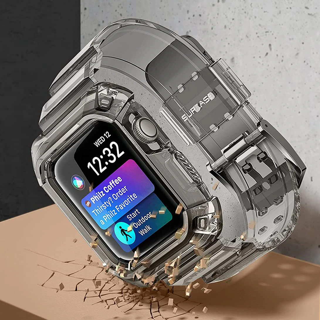 Apple Watch UB Pro Wristband Case (40mm/41mm)-Clear - Image 5