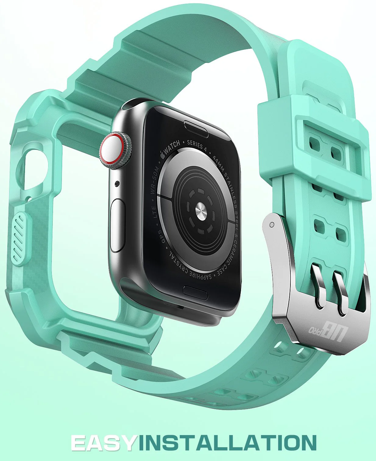 Apple Watch UB Pro Wristband Case (44mm/45mm)-Mint Green - Image 6