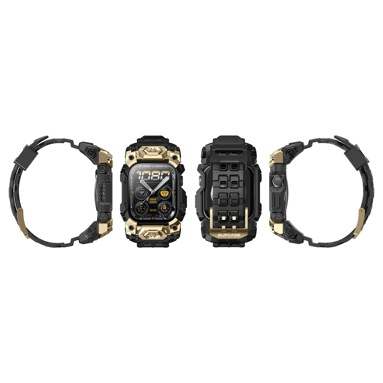 Apple Watch UB Ore Wristband Case (46mm)-Gold - Image 11