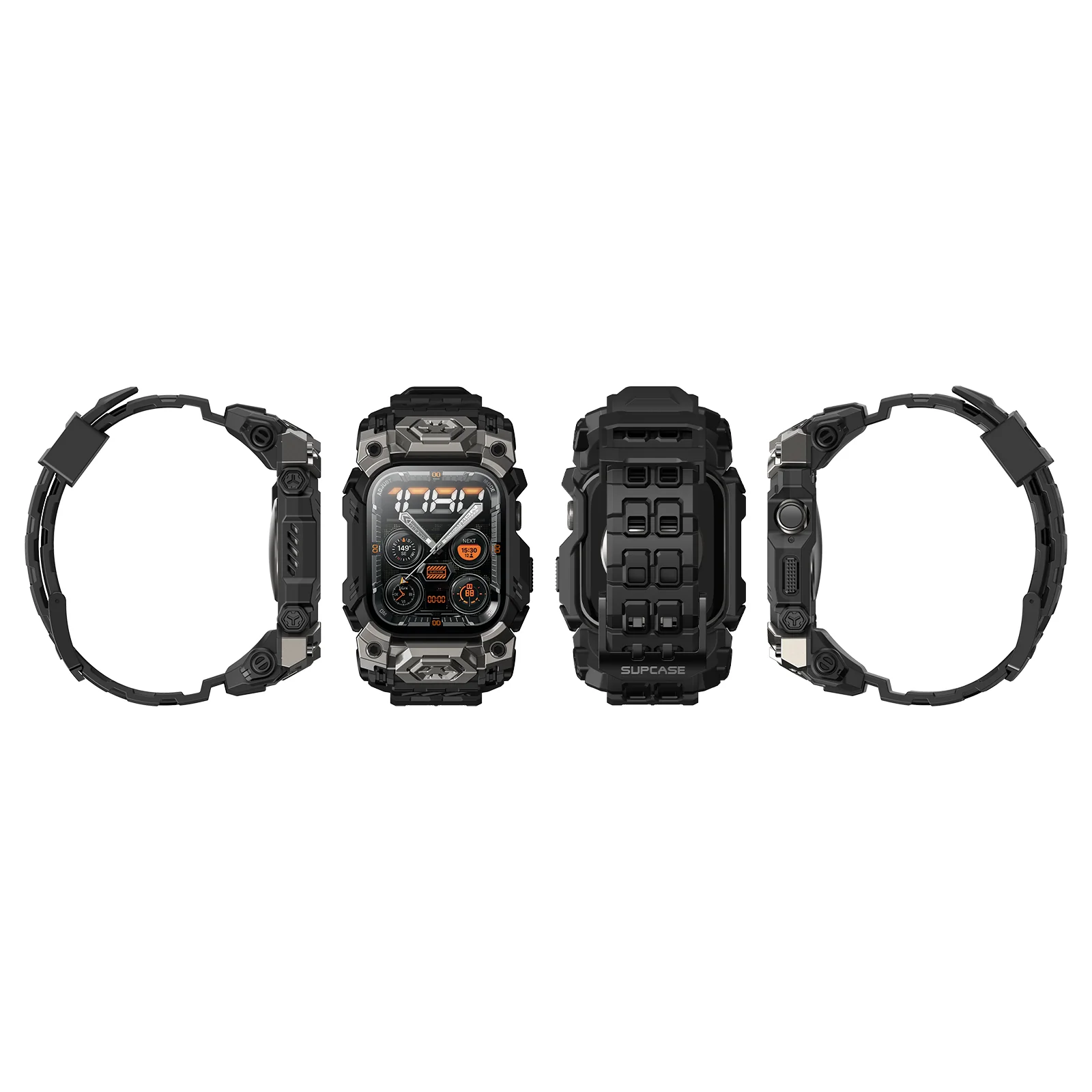 Apple Watch UB Ore Wristband Case (46mm)-Black - Image 12