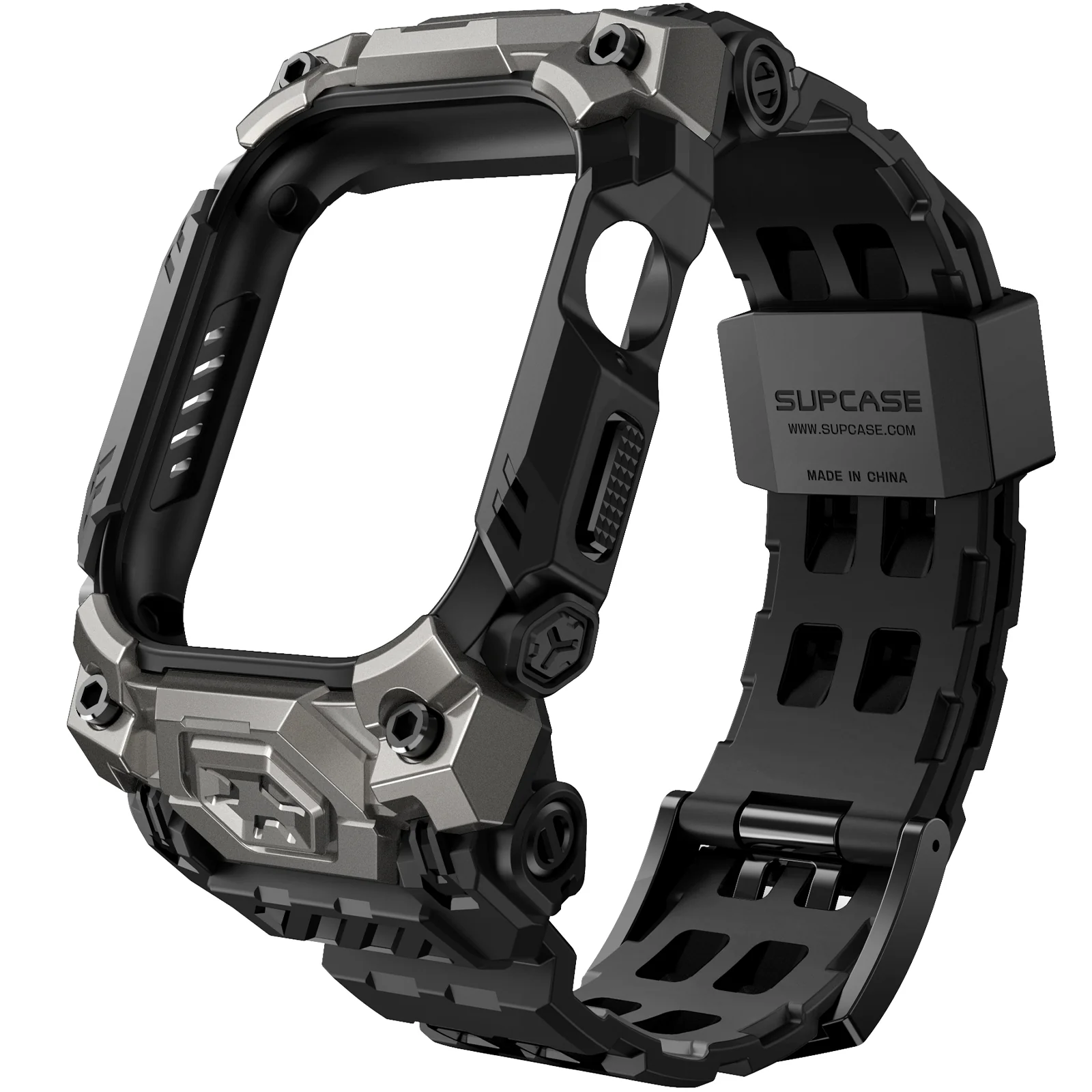 Apple Watch UB Ore Wristband Case (46mm)-Black - Image 3