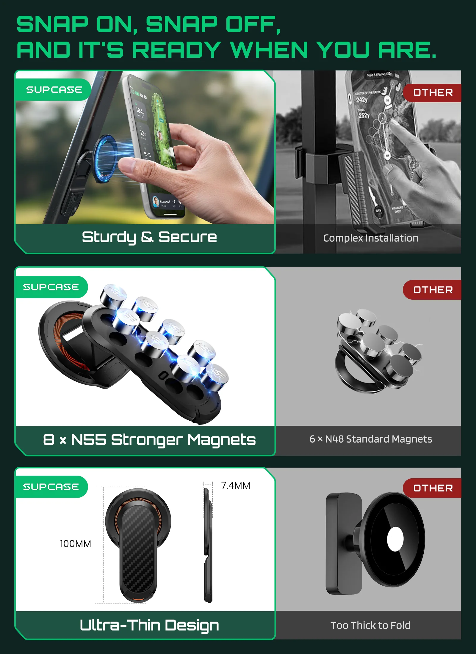 Bundle Sale - Galaxy S26 Ultra UB GRIP Series & Dual Magnetic Holder - Image 15