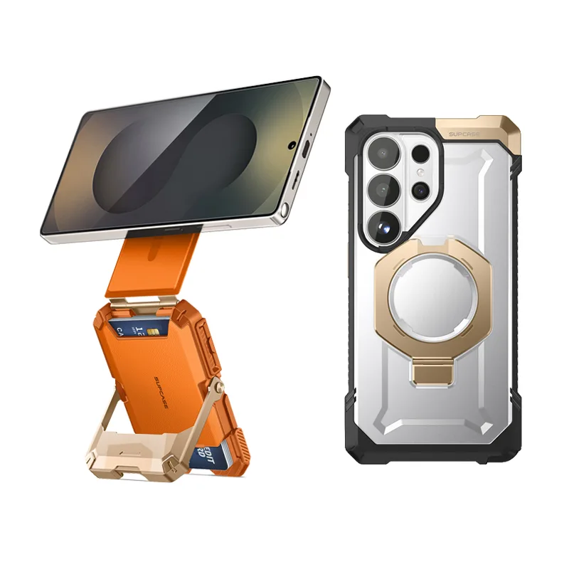 Bundle Sale - Galaxy S26 Ultra UB Grip Series & Samsung/iPhone Compatible MagFlip Wallet - Image 3