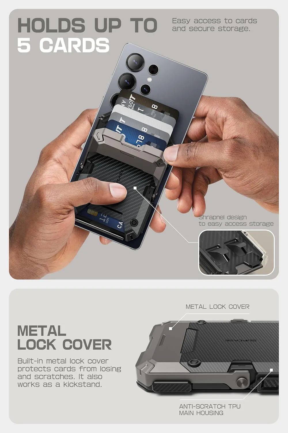 Bundle Sale - Galaxy S26 Ultra UB Grip Series & Samsung/iPhone Compatible MagFlip Wallet - Image 51