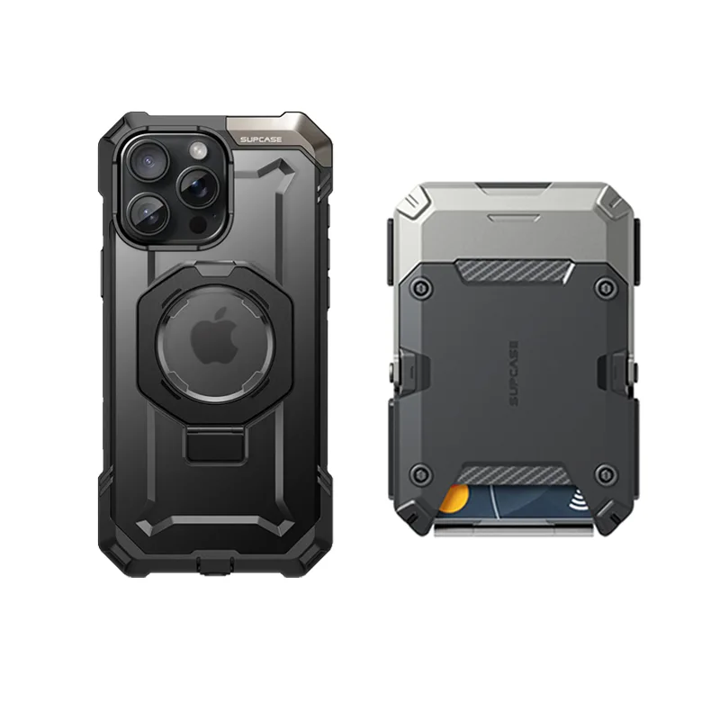 Bundle Sale - iPhone 16 Pro Max UB GRIP Series & MagFlip Wallet with Stand - Image 11