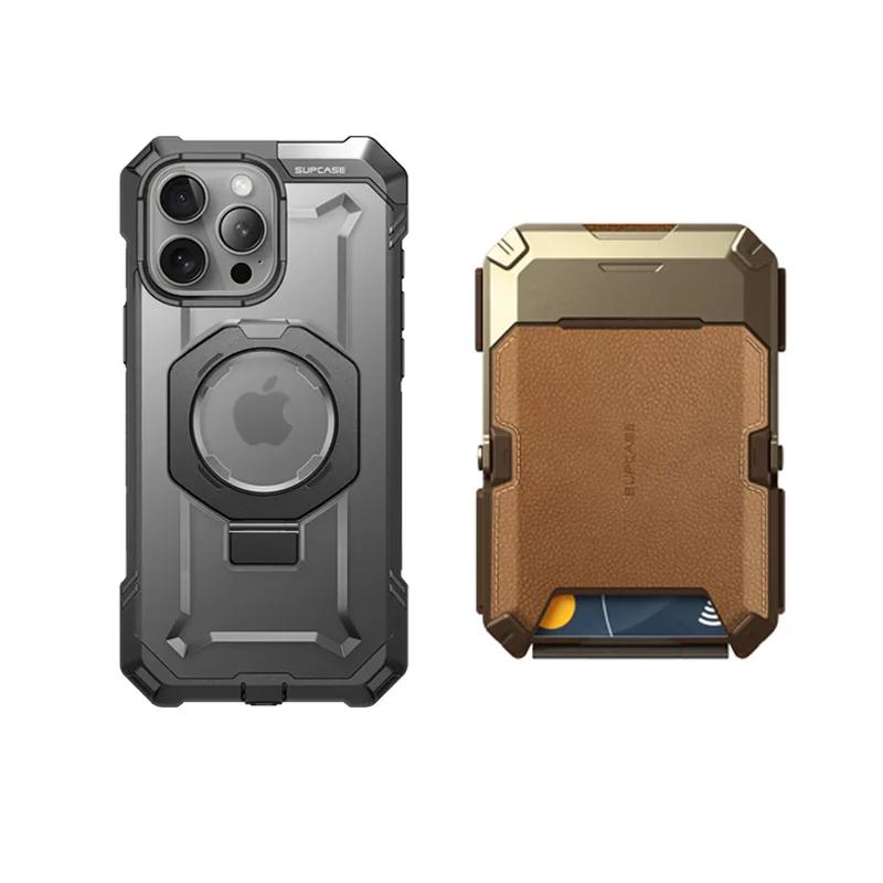 Bundle Sale - iPhone 16 Pro Max UB GRIP Series & MagFlip Wallet with Stand - Image 25
