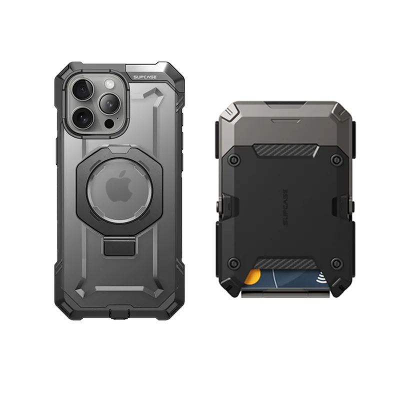 Bundle Sale - iPhone 16 Pro Max UB GRIP Series & MagFlip Wallet with Stand - Image 27