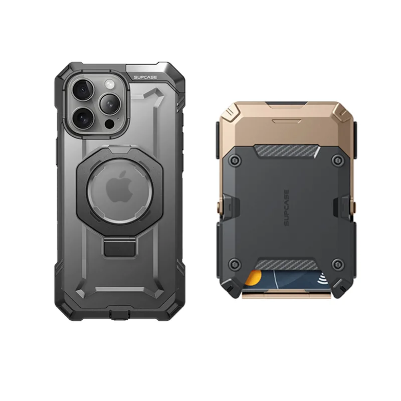 Bundle Sale - iPhone 16 Pro Max UB GRIP Series & MagFlip Wallet with Stand - Image 28