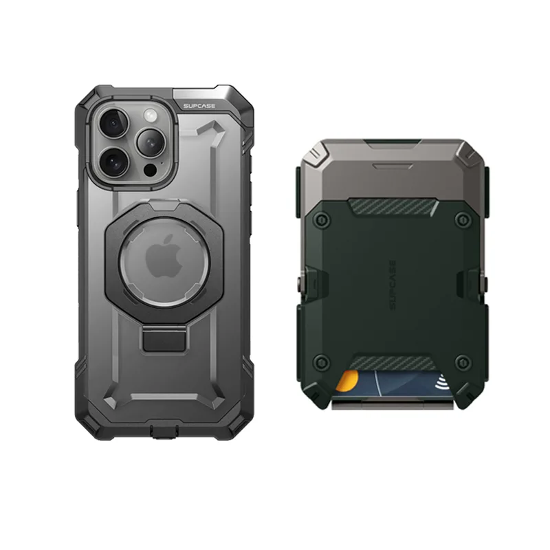 Bundle Sale - iPhone 16 Pro Max UB GRIP Series & MagFlip Wallet with Stand - Image 29