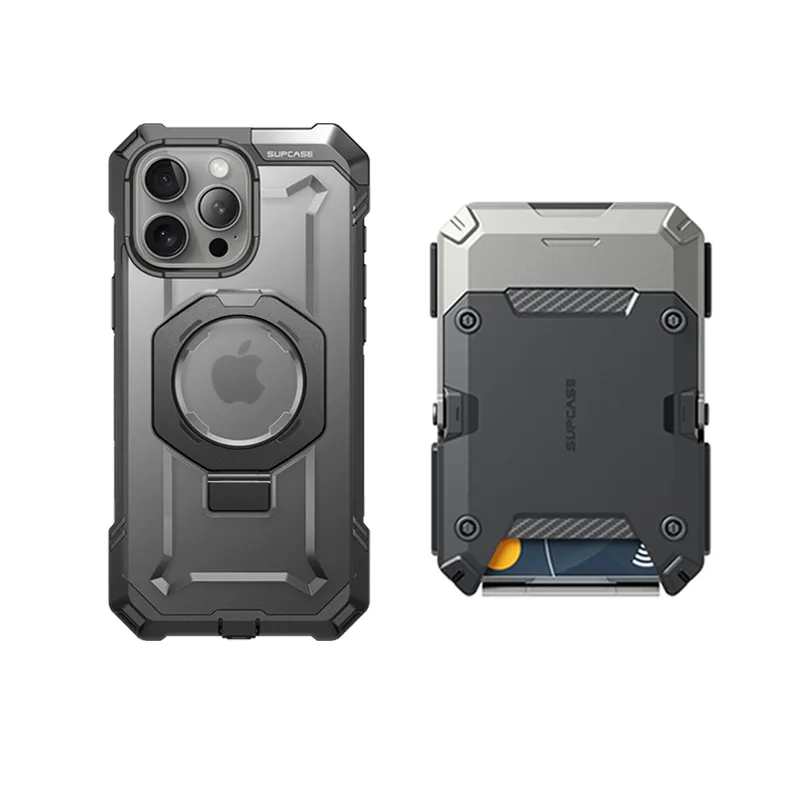 Bundle Sale - iPhone 16 Pro Max UB GRIP Series & MagFlip Wallet with Stand - Image 31