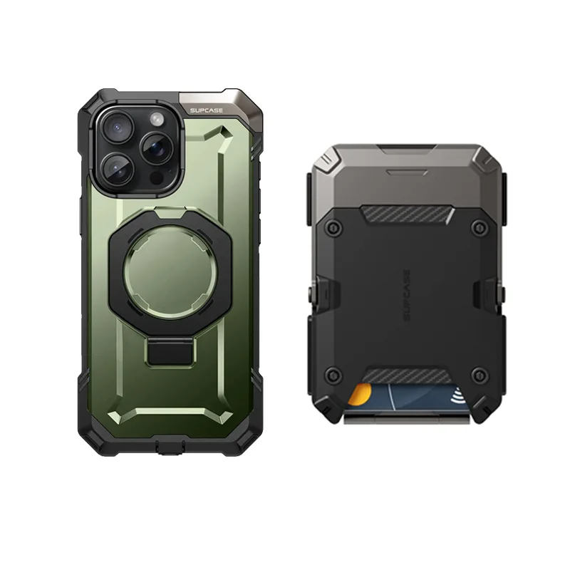 Bundle Sale - iPhone 16 Pro Max UB GRIP Series & MagFlip Wallet with Stand - Image 36