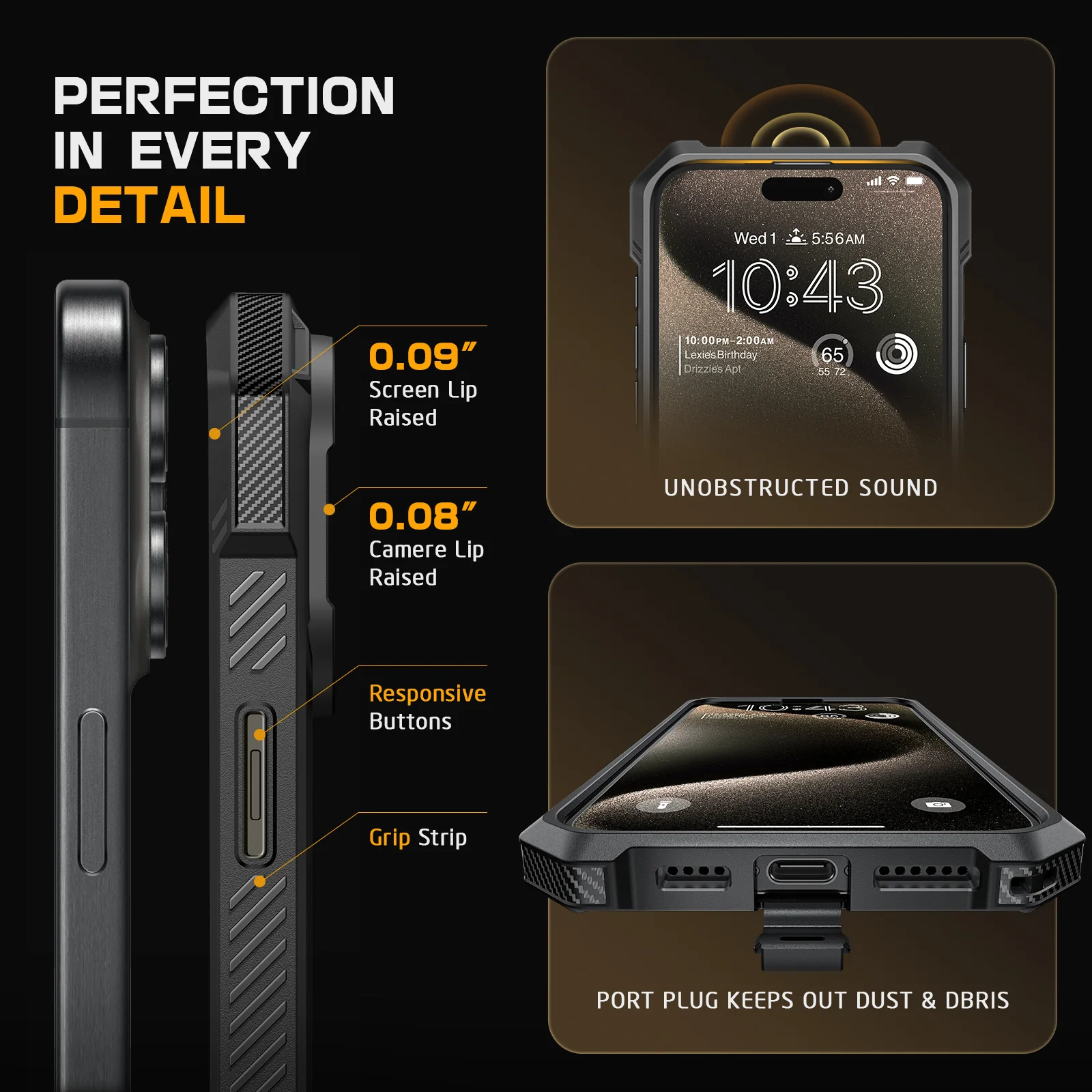 Bundle Sale - iPhone 16 Pro Max UB GRIP Series & MagFlip Wallet with Stand - Image 4