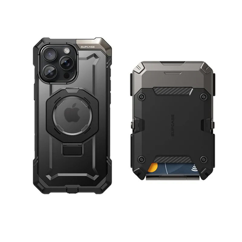 Bundle Sale - iPhone 16 Pro Max UB GRIP Series & MagFlip Wallet with Stand - Image 5
