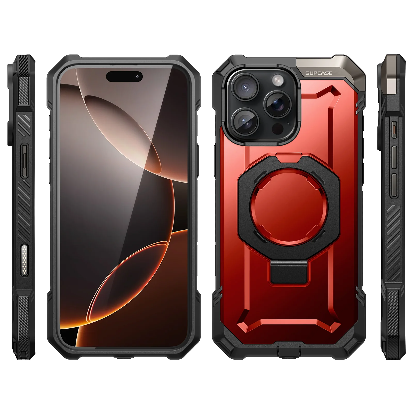 Bundle Sale - iPhone 16 Pro Max UB GRIP Series & MagFlip Wallet with Stand - Image 58