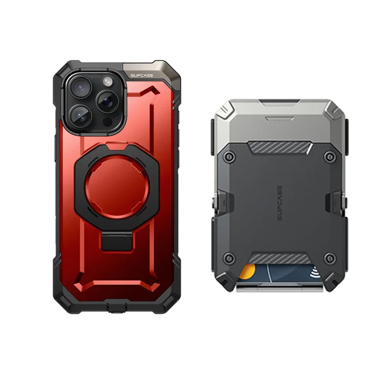 Bundle Sale - iPhone 16 Pro Max UB GRIP Series & MagFlip Wallet with Stand - Image 59