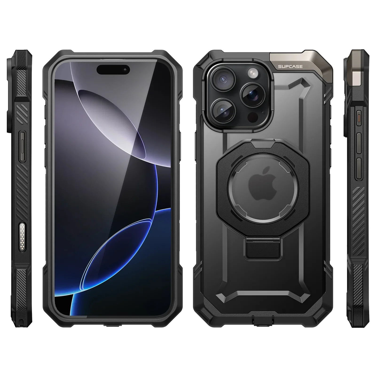 Bundle Sale - iPhone 16 Pro Max UB GRIP Series & MagFlip Wallet with Stand - Image 6