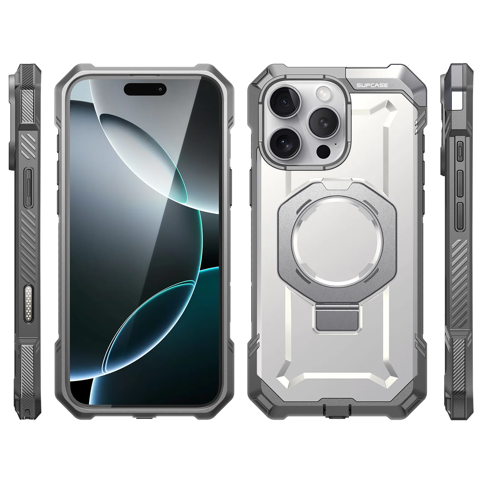 Bundle Sale - iPhone 16 Pro Max UB GRIP Series & MagFlip Wallet with Stand - Image 69