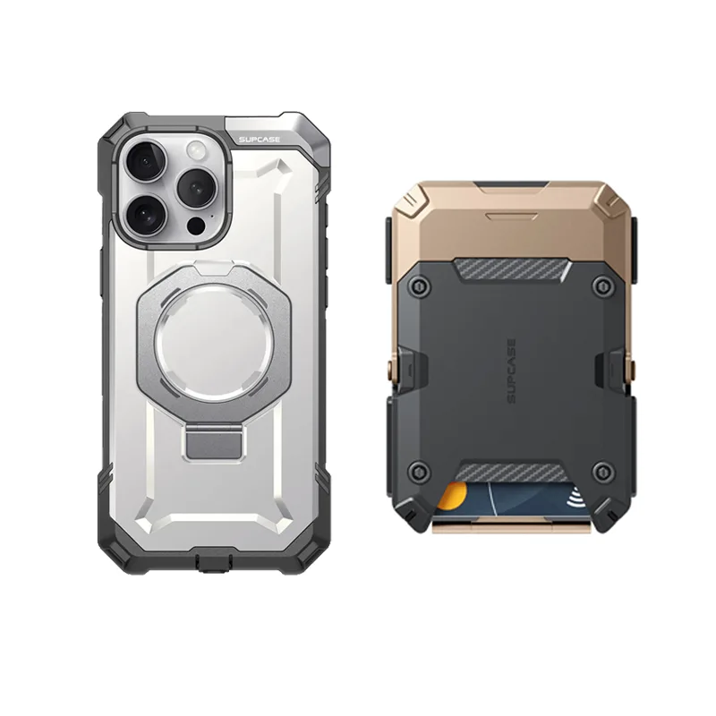 Bundle Sale - iPhone 16 Pro Max UB GRIP Series & MagFlip Wallet with Stand - Image 74