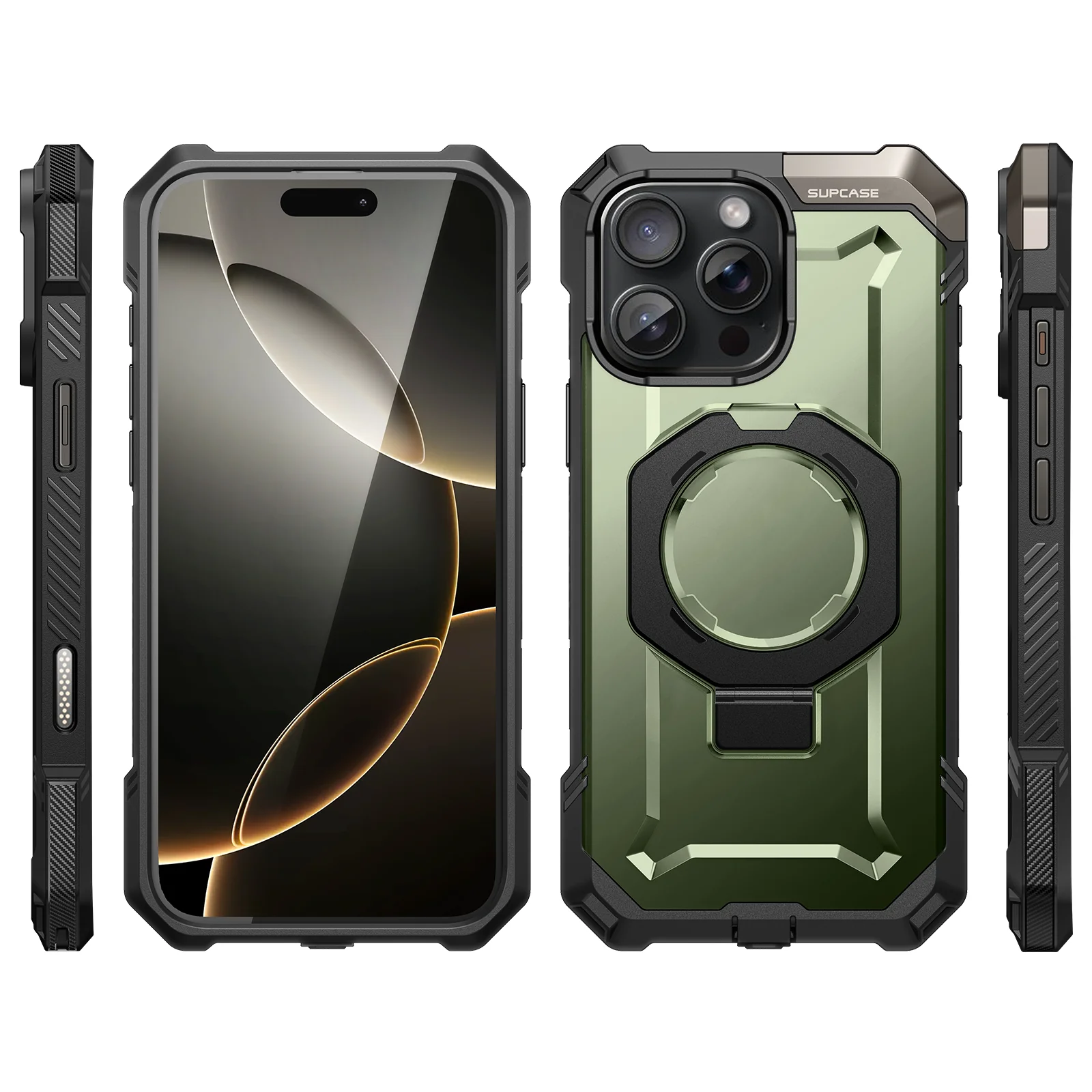 Bundle Sale - iPhone 16 Pro Max UB GRIP Series & MagFlip Wallet with Stand - Image 78