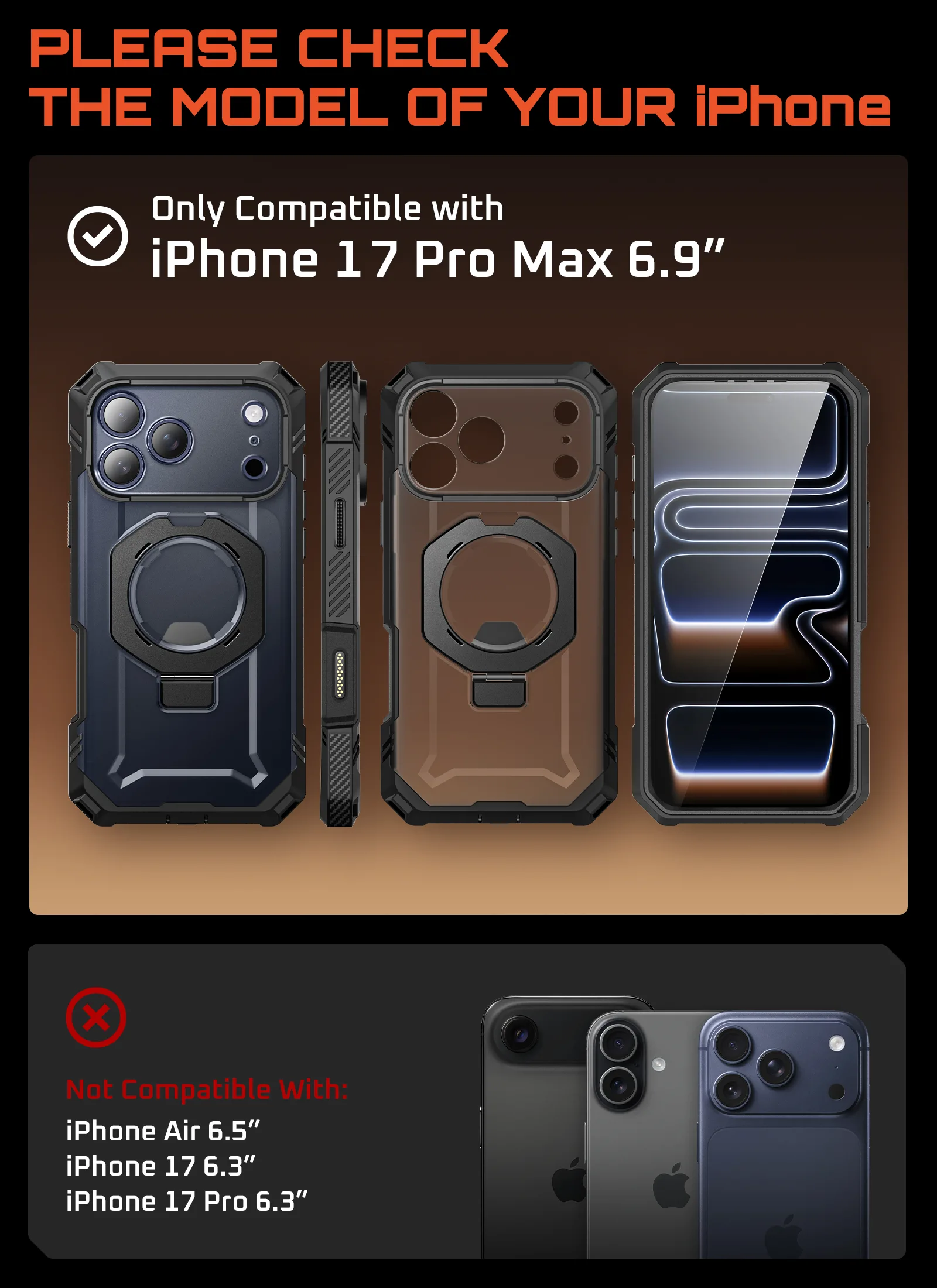 Bundle Sale - iPhone 17 Pro Max UB GRIP PRO Series & Airpods Pro 3 UB Pro Protective Case - Image 3