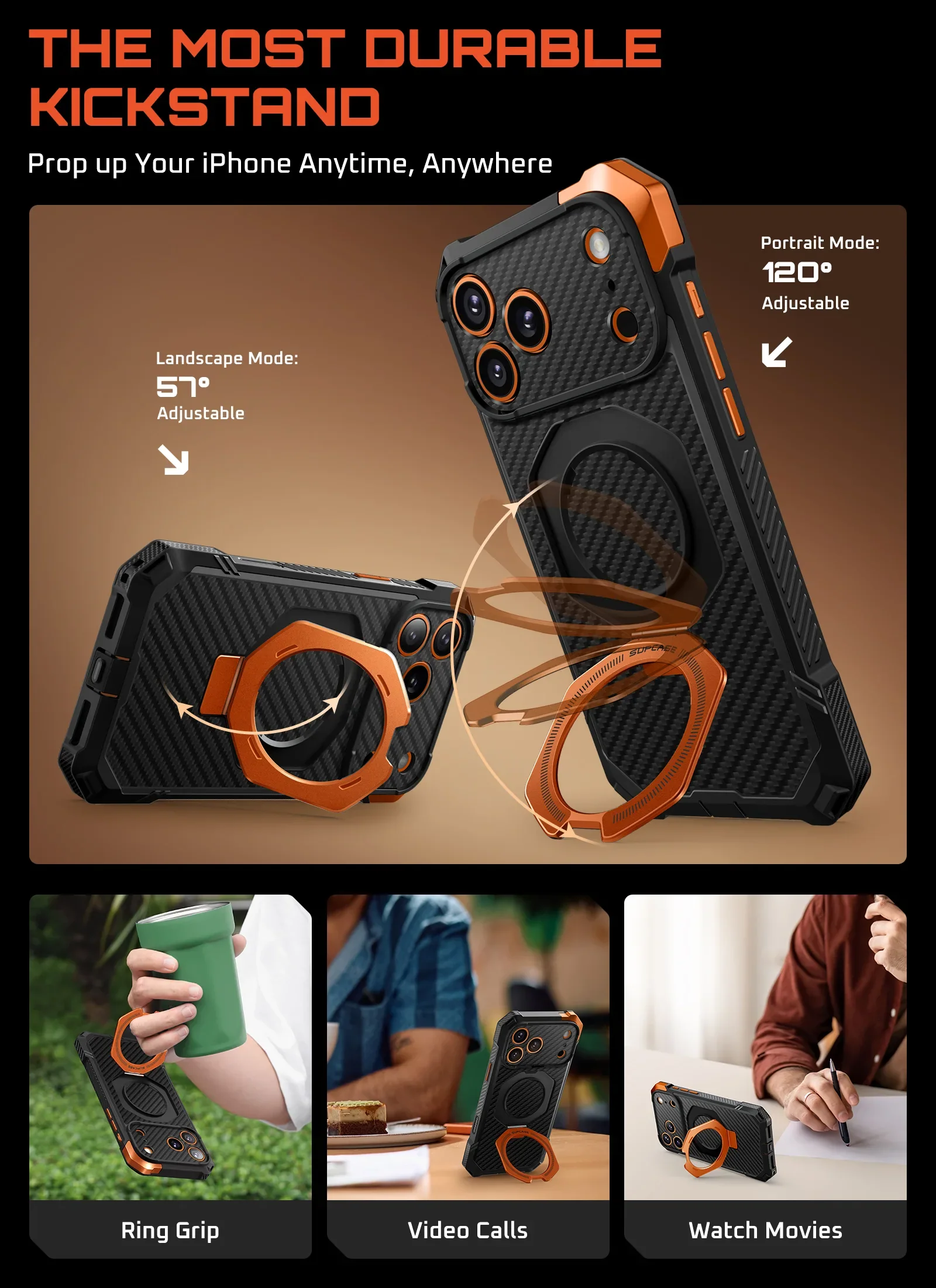 UB GRIP Series iPhone 17 Pro Max MagSafe Camera Control Button Aramid Fiber Phone Case - AramidOG - Image 9