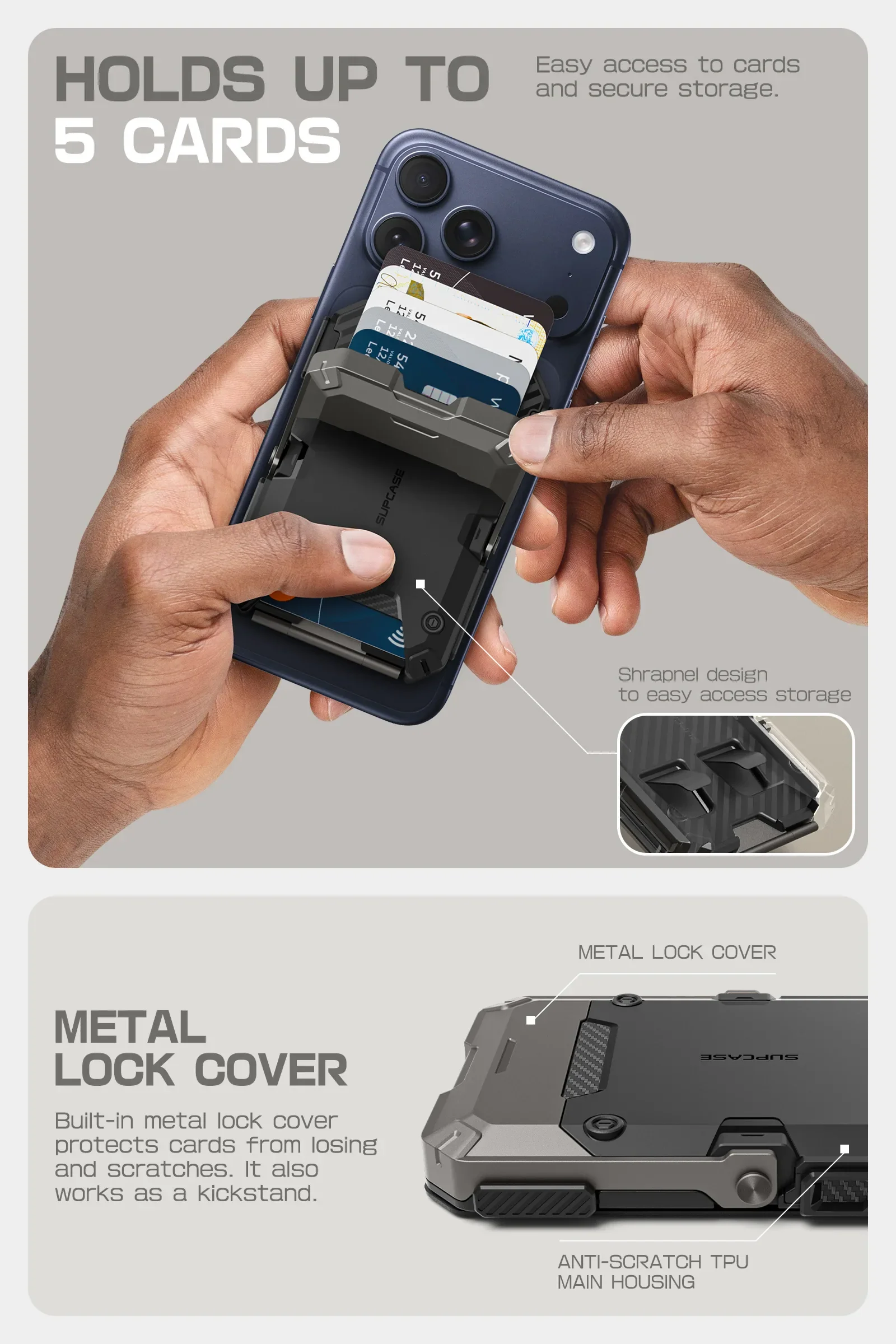 Bundle Sale - iPhone 16 Pro Max UB GRIP Series & MagFlip Wallet with Stand - Image 103