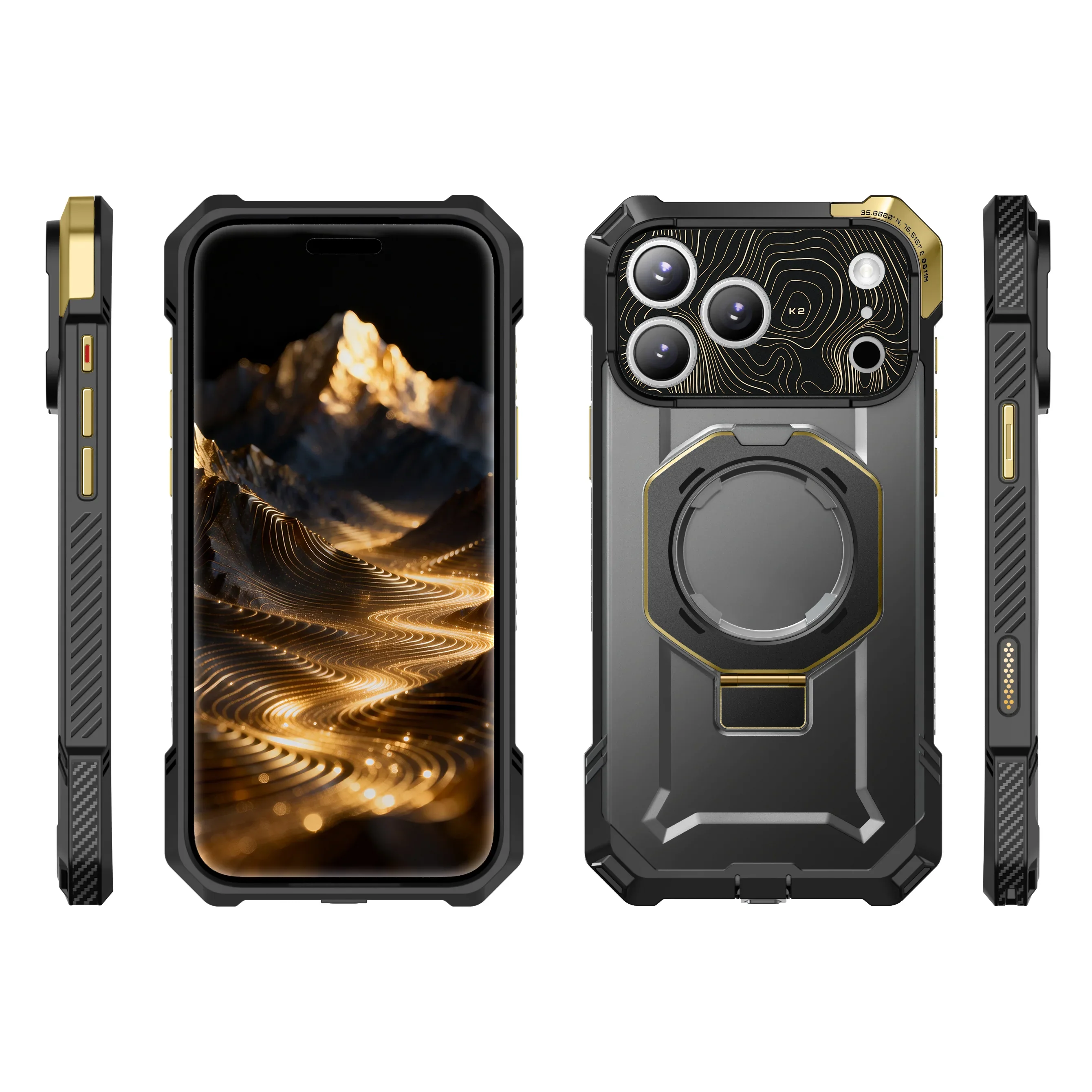 Bundle Sale - iPhone 17 Pro Max UB GRIP Series & MagFlip Wallet with Stand - Image 129