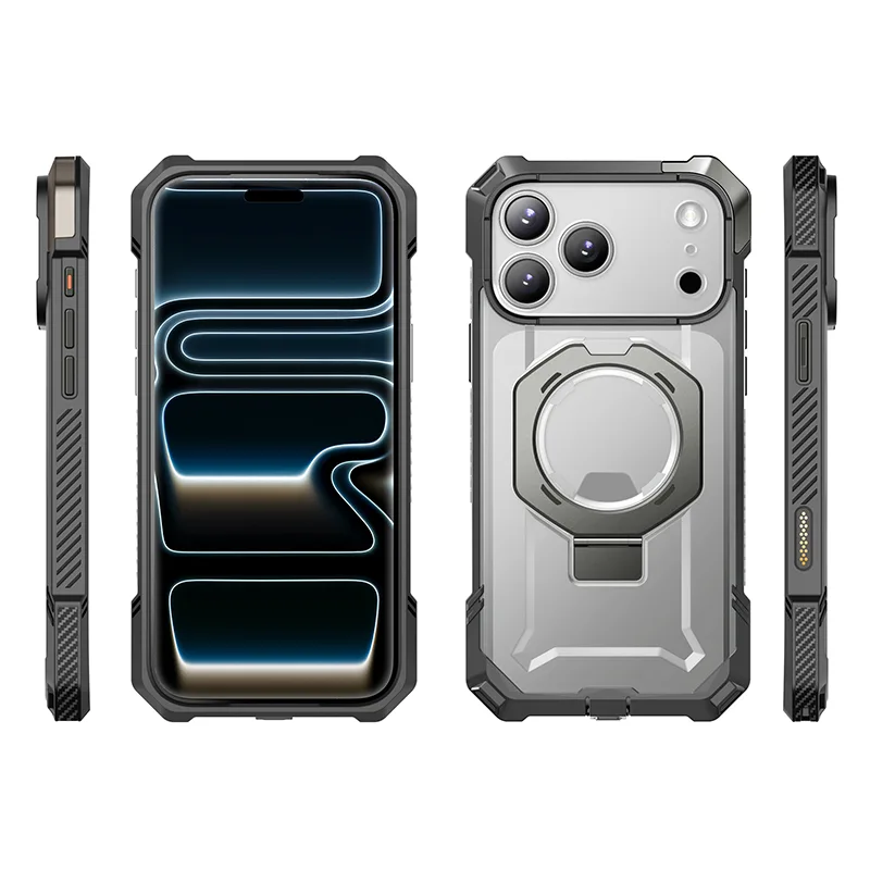 UB GRIP Series iPhone 17 Pro Max MagSafe Camera Control Button Phone Case - Gray - Image 5