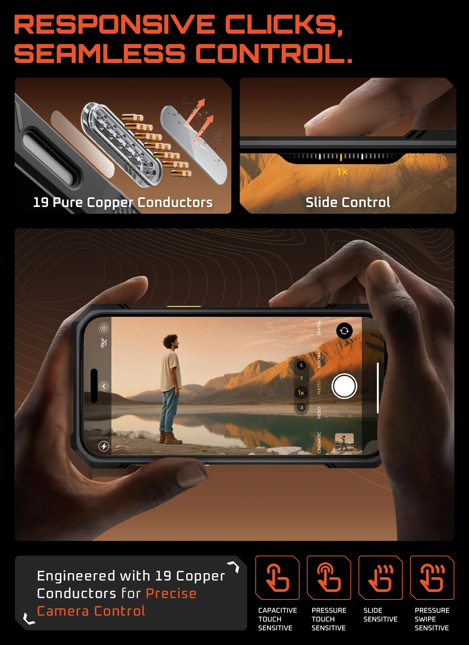 Bundle Sale - iPhone 17 Pro Max UB GRIP Series & MagFlip Wallet with Stand - Image 130