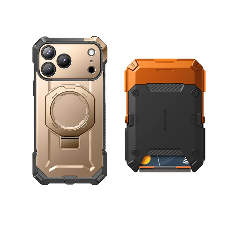 Bundle Sale - iPhone 17 Pro Max UB GRIP Series & MagFlip Wallet with Stand - Image 26