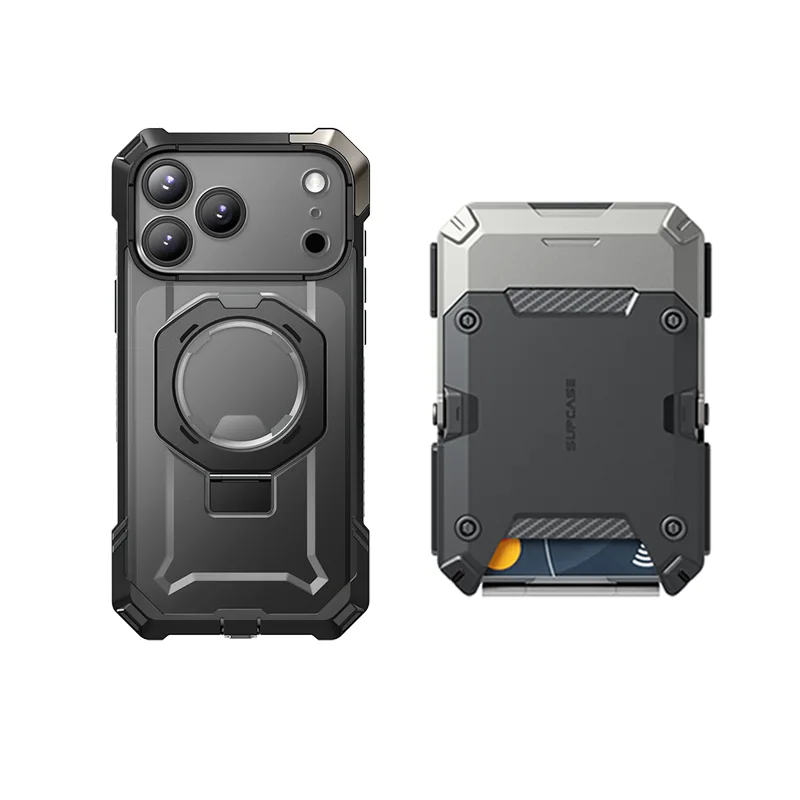 Bundle Sale - iPhone 17 Pro Max UB GRIP Series & MagFlip Wallet with Stand - Image 38