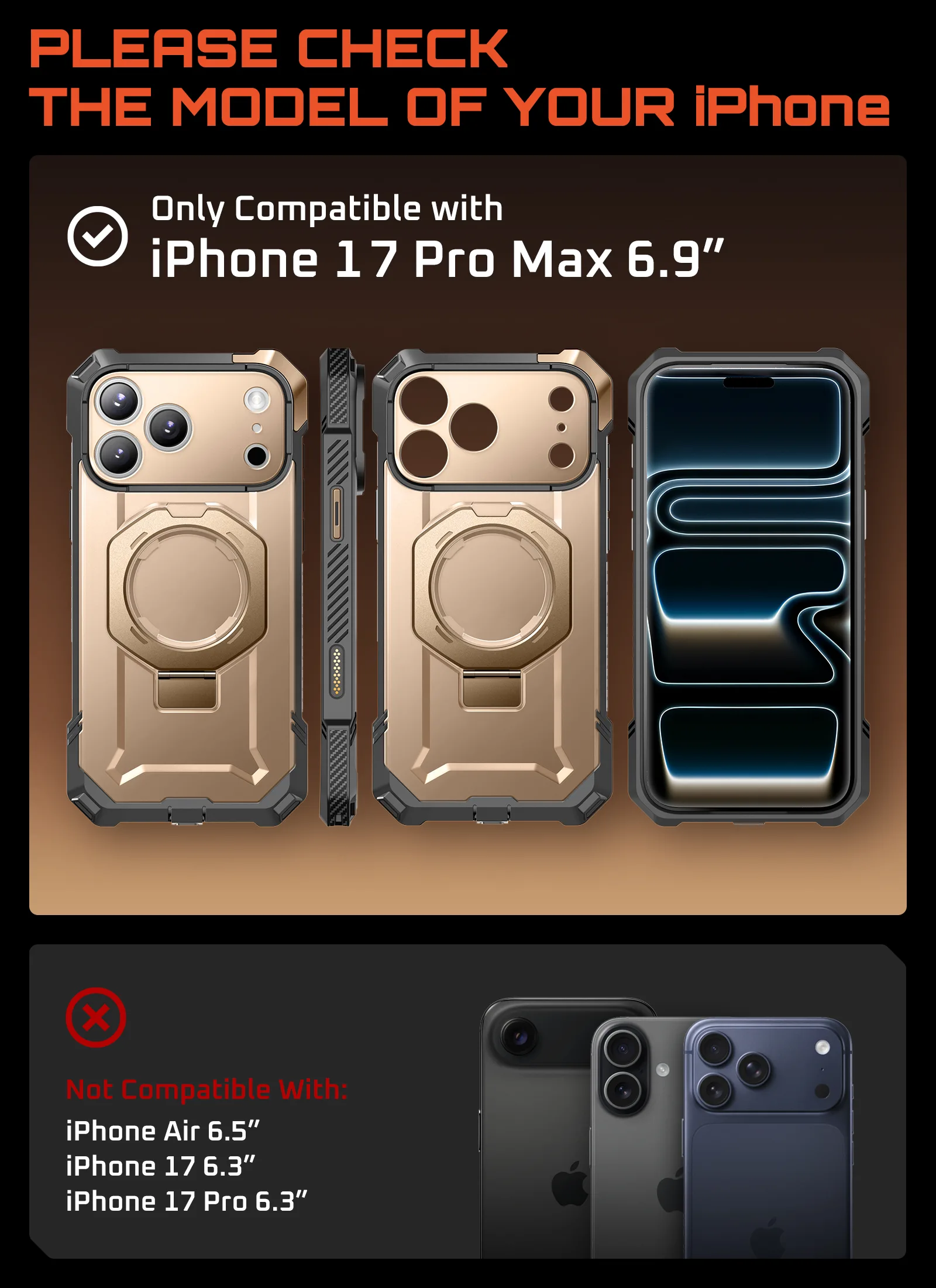 Bundle Sale - iPhone 17 Pro Max UB GRIP & MagSafe Wallet with Airtag Holder - Image 16