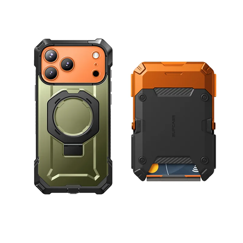 Bundle Sale - iPhone 17 Pro Max UB GRIP Series & MagFlip Wallet with Stand - Image 52
