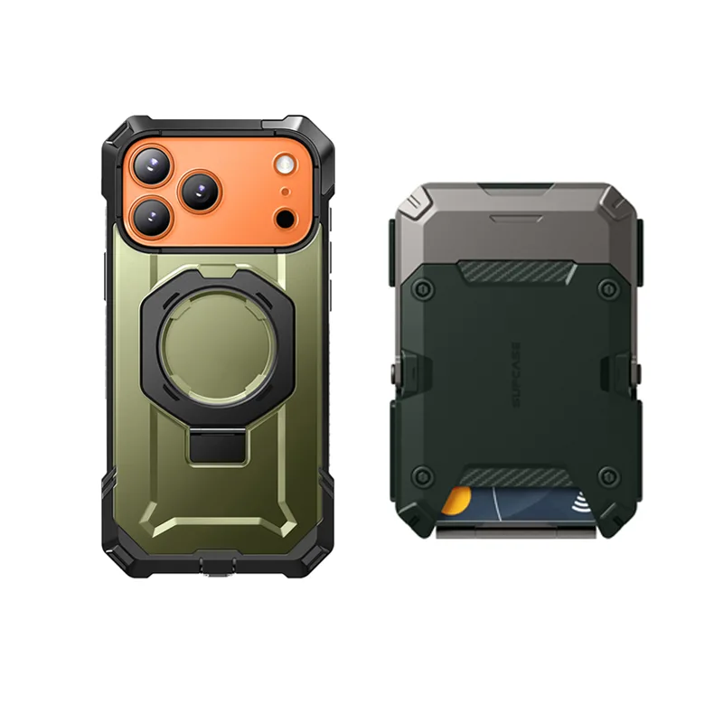 Bundle Sale - iPhone 17 Pro Max UB GRIP Series & MagFlip Wallet with Stand - Image 54