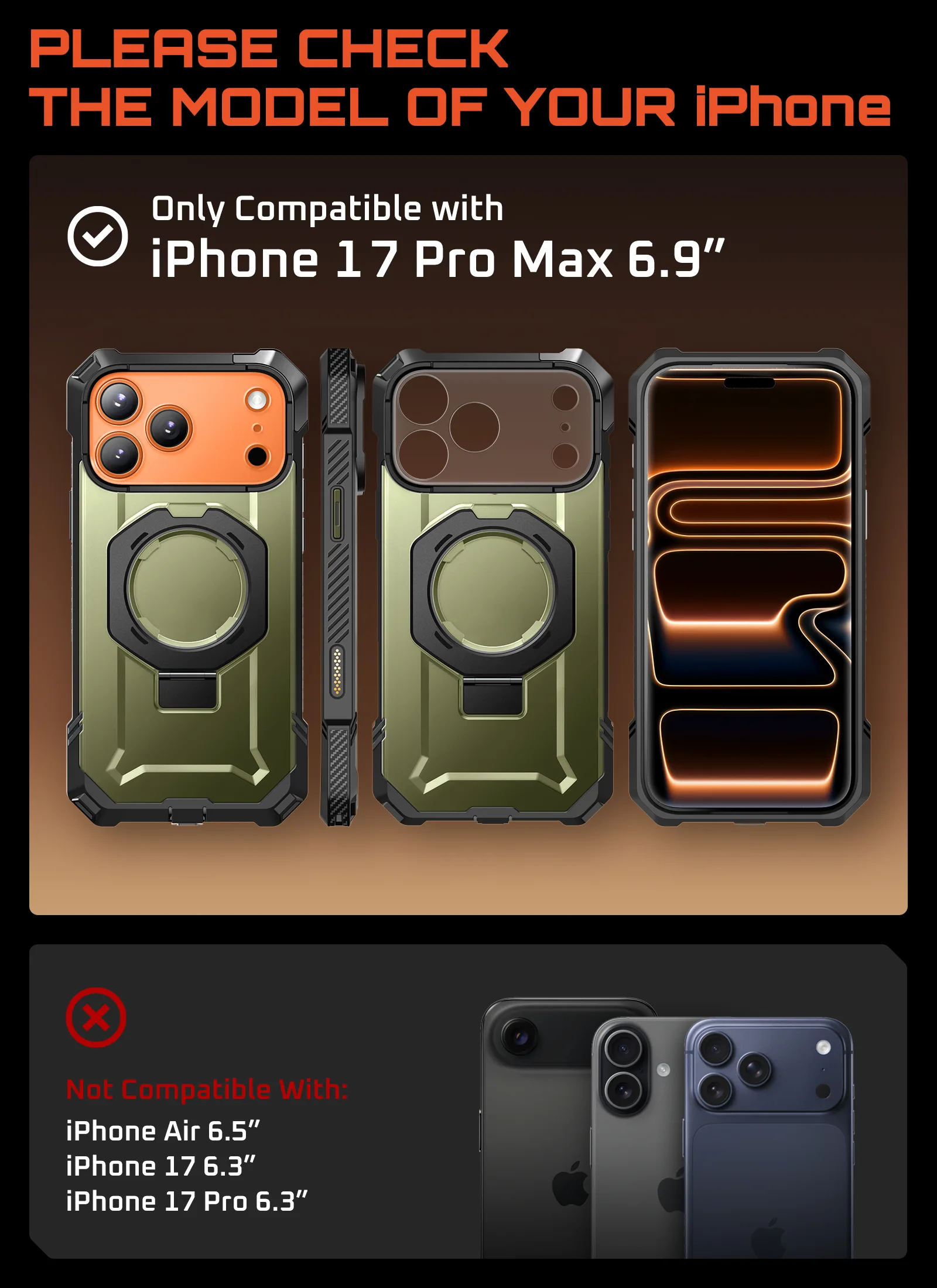 Bundle Sale - iPhone 17 Pro Max UB GRIP & MagSafe Wallet with Airtag Holder - Image 19