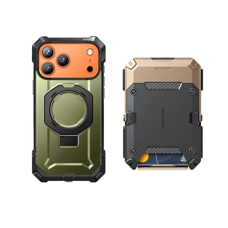 Bundle Sale - iPhone 17 Pro Max UB GRIP Series & MagFlip Wallet with Stand - Image 56